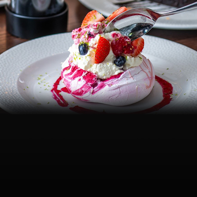 Dessert menu at The Ferry