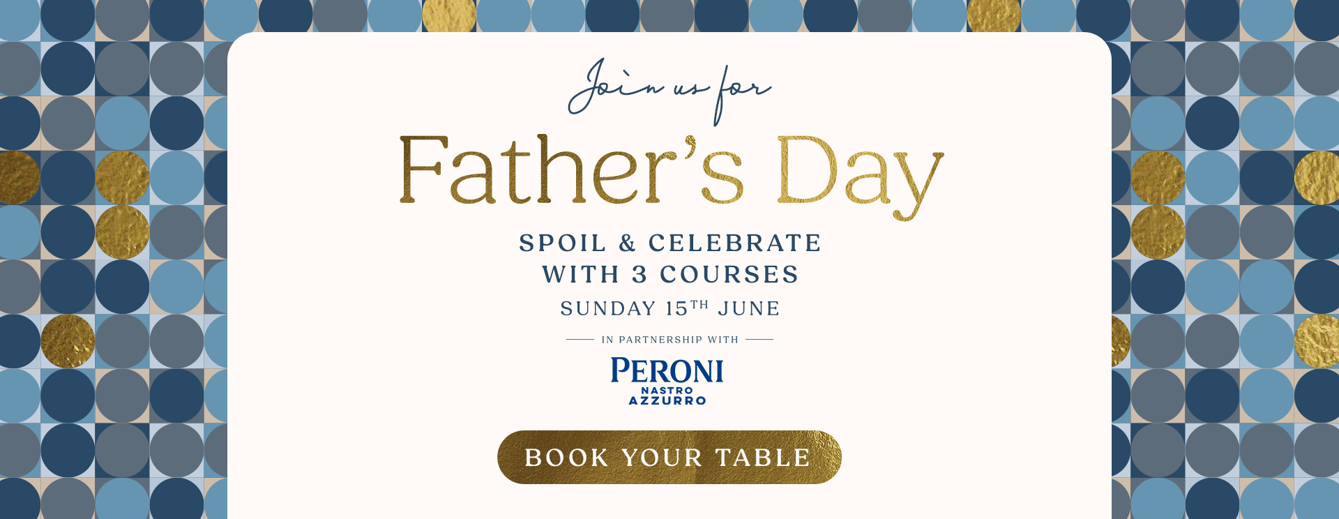 Father’s Day menu Maidenhead