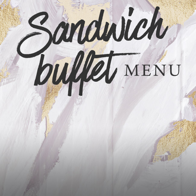 Sandwich buffet menu at The Ferry